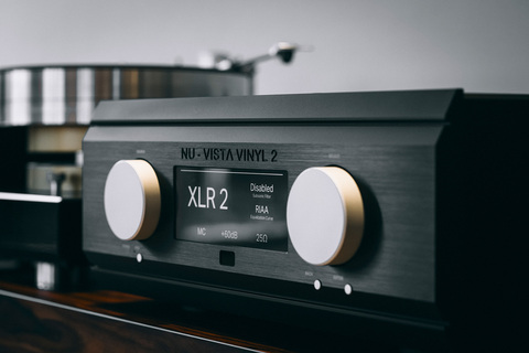 Musical Fidelity NuVista Vinyl 2 Phono Stage Front Angled