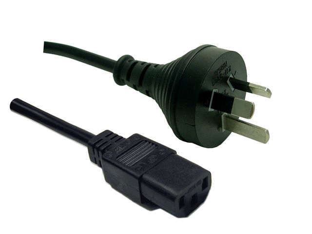 C-POWERC 1.8m 3 Pin Plug to IEC Female Plug 10A,