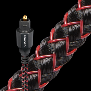 AudioQuest Cinnamon Mid to High Level HiFi Toslink Optical Audio Cables