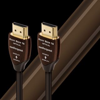 Root Beer Audioquest Active Optical HiFi HDMI Cables