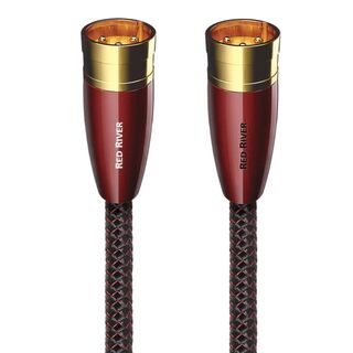 AUDIOQUEST Red River .75M XLR to XLR pair. Solid p
