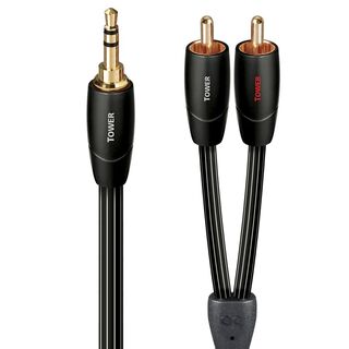 AUDIOQUEST Tower 1.5M 3.5mm to 2 RCA. Solid Long G