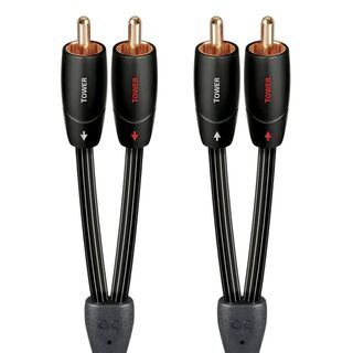 AUDIOQUEST Tower 1.5M 2 to 2 RCA Male. Solid Long